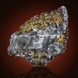 SPACE GEMS IN NATURAL IRON MATRIX FEATURED IN A COMPLETE SLICE OF A TRANSITIONAL SEYMCHAN METEORITE - photo 1