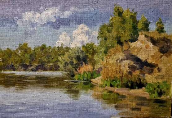 Скоро осень Сухинин Фёдор Афанасьевич Canvas Oil 20th Century Realism Landscape painting Russia 2014 - photo 1