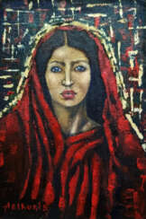 "Портрет женщины в красной шали"