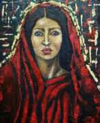 Artur Isayan (né en 1960). "Портрет женщины в красной шали"