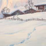 KETTEMANN, ERWIN (1897-1971), "Alpenglühen in Lermoos, Tirol, mit Sonnenspitze", - фото 5