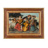 HALS, DIRCK, attribuiert (1591-1656), "Zwei musizierende Paare auf einer Terrasse", - Foto 2