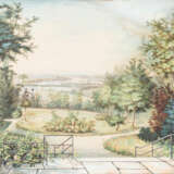 MÖLLER (Maler des 19. Jh.), "Blick auf eine Stadt in weiter Ebene", - фото 1