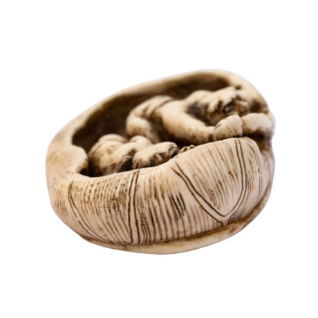 Netsuke aus Hirschgeweih. JAPAN, Meiji-Periode (1868-1912) - Foto 4