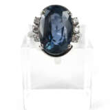 RING MIT BLAUEM FARBSTEIN - photo 1