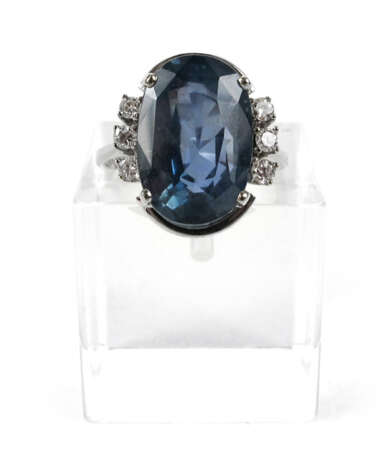 RING MIT BLAUEM FARBSTEIN - photo 1