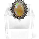 OPAL-DIAMANT-RING, 585WG - photo 1