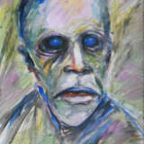 Картина «мужчина с синими глазами», Ватман, 2022 г. - фото 1