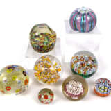 8 PAPERWEIGHTS, MILLEFIORI - Foto 1