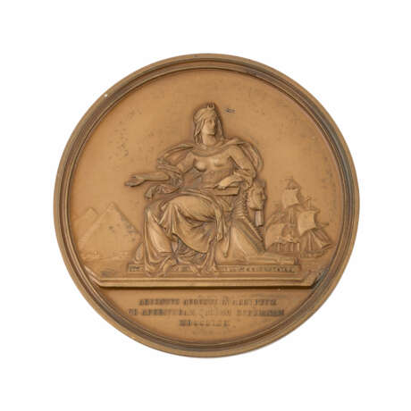 Österreich / Haus Habsburg - Eröffnung Suez Kanal, Bronze Medaille 1869, - photo 2