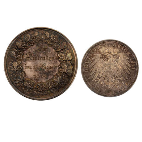 Baden - Medaille Friedrich I. mit Gravur - photo 2