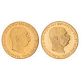 Österreich/GOLD - 2 x 100 Kronen 1915 - Foto 1