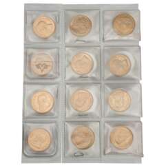 Krügerrand Toplos! Südafrika/GOLD - 12 x 1 oz. Krügerrand,