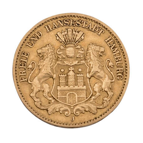 Hamburg/GOLD - 10 Mark 1875 J - photo 1