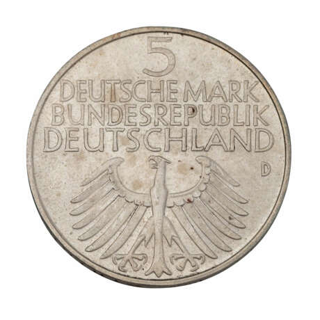 BRD - 5 Deutsche Mark 1952 D - photo 1