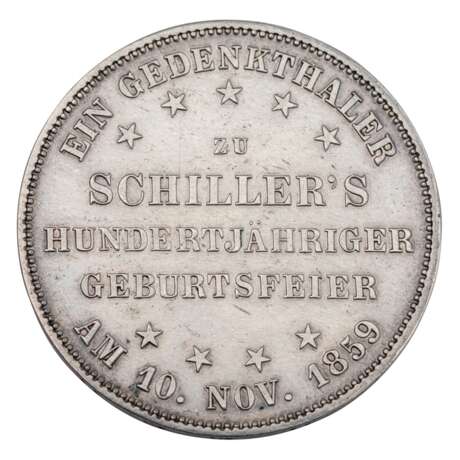 Altdeutsche Staaten / Freie Stadt Frankfurt - Vereinstaler 1859, - photo 2