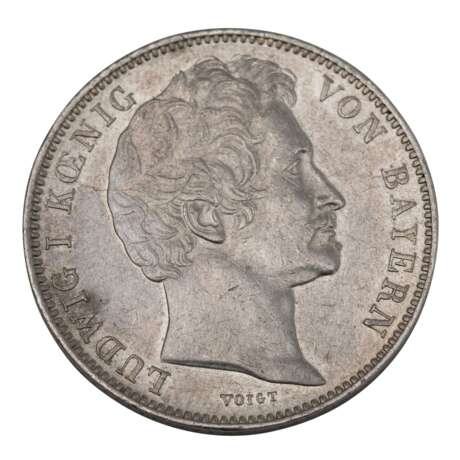 Altdeutschland / Bayern - 1/2 Gulden 1844, König Ludwig I, - фото 1