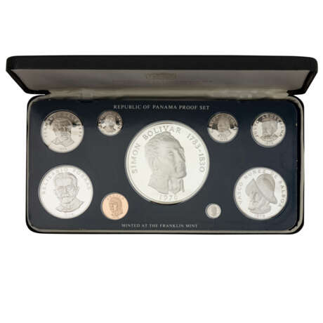 Exoten - 5 Franklin Mint Proof Sets, - фото 4