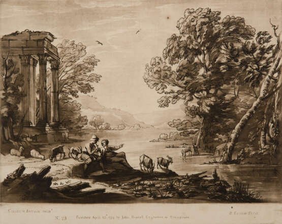 BEZEICHNET CLAUDE LORRAIN/R.EARLOM - Foto 1