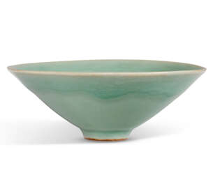 A LONGQUAN CELADON CONICAL BOWL