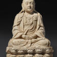 A VERY RARE LARGE DOCUMENTARY STONE FIGURE OF GUANYIN - Аукционные цены