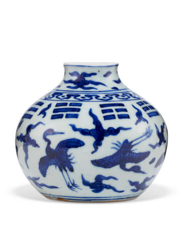 A BLUE AND WHITE `WATER POT` - photo 1