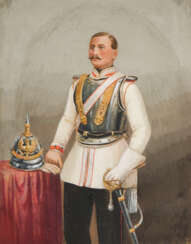 BILDNISMALER ENDE 19. JAHRHUNDERT. Kaiser Wilhelm II. in Kürassieruniform.| siehe Nachtrag