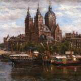 Prins Hendrikkade mit St. Nicolas-Kirche in Amsterdam. Zethraeus Agathe - photo 1