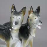 Zwei Hunde-Figurengruppen - фото 3