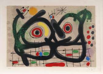 Aus 'Le Lézard aux Plumes d'Or'. Miró Joan