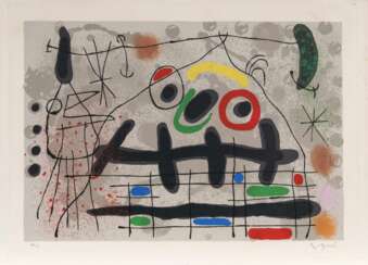 Aus 'Le Lézard aux Plumes d'Or'. Miró Joan