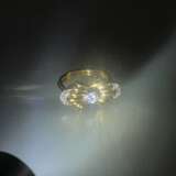Goldring mit Diamanten - Foto 12