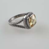 Citrin-Ring mit Diamanten - Foto 3