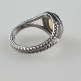 Citrin-Ring mit Diamanten - photo 4