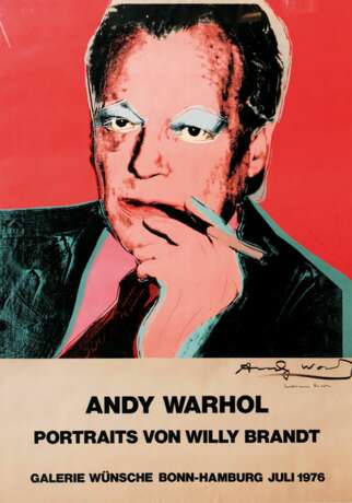 Portraits von Willy Brandt. Warhol Andy - Foto 1
