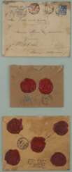 Alte Briefumschläge mit Siegeln