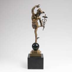 Bronze-Skulptur 'Merkur' nach Giambologna