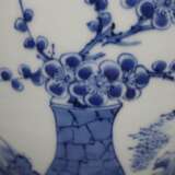 Blau-weiße Vase - Foto 9