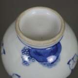 Blau-weiße Vase - Foto 7
