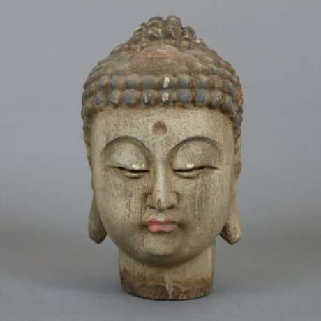 Buddha-Kopf im Ming-Stil - Foto 1