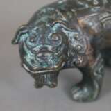 Bronzefigurine eines Fo-Hundes - photo 2
