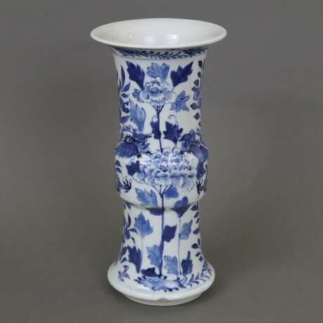 Kleine blau-weiße Vase - фото 1