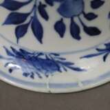 Kleine blau-weiße Vase - фото 12