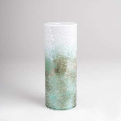 Moderne Atelier-Vase mit Kristallglasur - photo 1