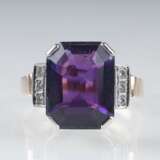 Vintage Amethyst-Brillant-Ring - photo 1