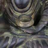 Bronzefigur des Buddha Shakyamuni - Foto 8