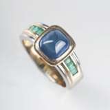 Vintage Saphir-Smaragd-Ring - photo 1