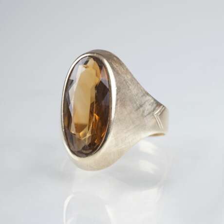 Vintage Gold-Citrin-Ring - фото 1