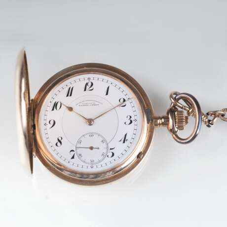 Savonette mit Uhrenkette. Lange & Söhne , gegr. 1845 in Glashütte - фото 1
