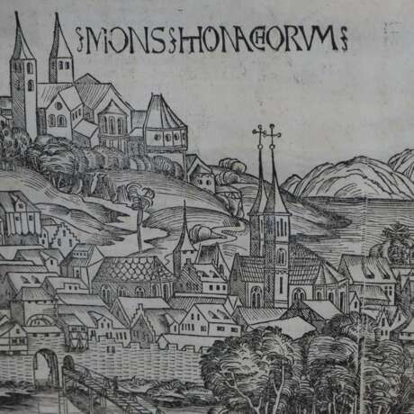 Schedel, Hartmann (1440 -Nürnberg- 1514/ deutscher Arzt, Humanist und Historiker. die sog. "Schedelsche Weltchronik" aus dem Jahr 1493 gilt als sein wichtigstes Werk) - photo 3